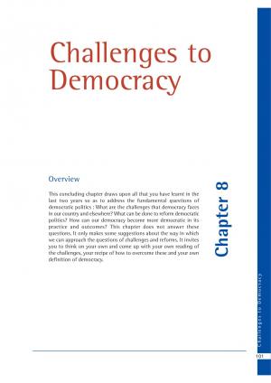NCERT CBSE Class 10th Social Science (Political Science) Chapter 8 Challenges to Democracy