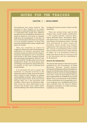 NCERT CBSE Class 10th Social Science (Economics) Chapter 1 Development