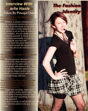 THE FASHION IDENTITY Interview With Charlie Haslem Taken By Pitanjal Datta