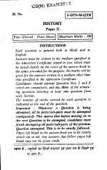 Civil Services IAS Main Exam 2012 History Paper- II