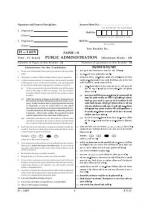 UGC NET JRF December 2005 Question Paper II Public Administration