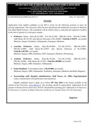 SDUU Recruitment 2016 for Faculty Posts