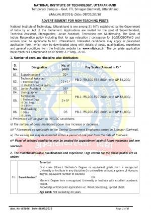 Mangalore University Recruitment 2016 for 04 Research Associate and Other Posts