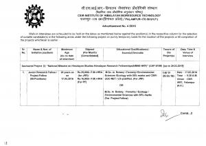 CSIR –IHBT, Palampur Recruitment 2016 for 09 Research Associate & Other Posts