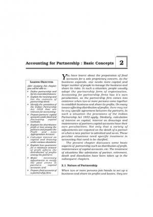 NCERT CBSE Class 12th Accountancy (Part ‒ I) Chapter 2 Accounting for Partnership Basic Concepts