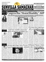 SUNVILLA SAMACHAR (Gujarati & English) DAILY
