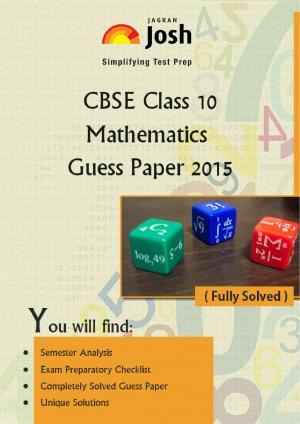 CBSE Class 10th Mathematics Solved Guess Paper SA-II 2015