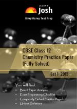 CBSE Class 12th Solved Chemistry Practice Paper 2015 Set-I