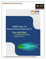 CBSE Class 12th Solved Physics Practice Paper Set-V: E-Book