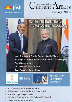 Current Affairs January 2015 eBook