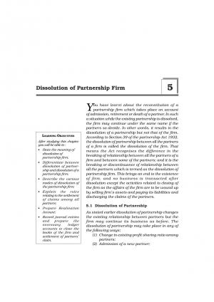NCERT CBSE Class 12th Accountancy (Part ‒ I) Chapter 5 Dissolution of a Partnership Firm