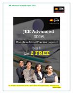 JEE Advanced Solved Practice Paper -1, Set -IX eBook