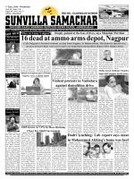 SUNVILLA SAMACHAR (Gujarati & English) DAILY