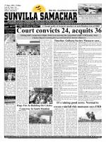 SUNVILLA SAMACHAR (Gujarati & English) DAILY