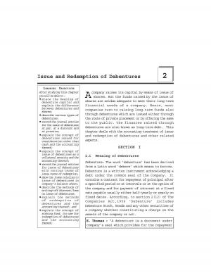 NCERT CBSE Class 12th Accountancy (Part ‒ II) Chapter 2 Issue and Redemption of Debentures