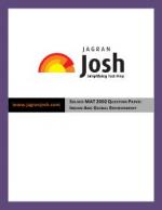 Solved MAT 2002 Question Paper Indian and Global Environment