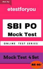 SBI PO MOCK TEST