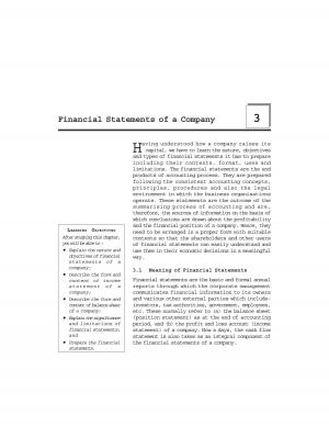 NCERT CBSE Class 12th Accountancy (Part ‒ II) Chapter 3 Financial Statements of a Company