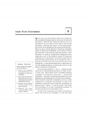 NCERT CBSE Class 12th Accountancy (Part ‒ II) Chapter 6: Cash Flow Statement