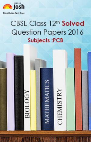 CBSE Class 12th Solved Question Papers PCB - eBook