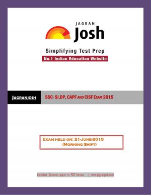 SSC DP CAPFs CISF SI Exam Paper 21-06-2015 Morning Shift