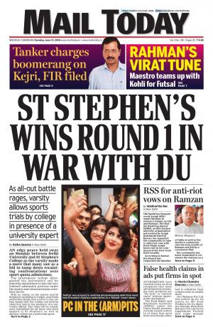 Mail Today, June 21, 2016
