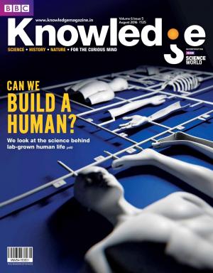 Can We Build A Human? (August 2016)