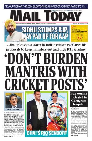 Mail Today, July 19, 2016