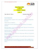 Science guesspaper set-I for class 10