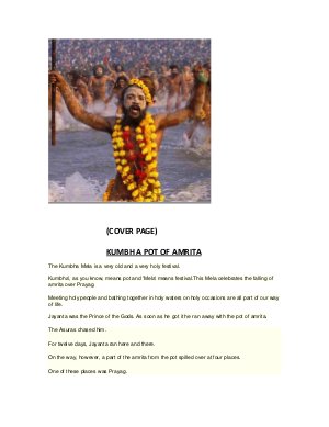 KUMBHA A POT OF AMRITA