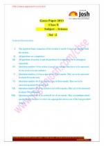 Science guesspaper set-II for class 10