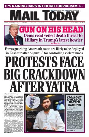 Mail Today, August 11,  2016