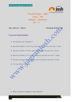 Chemistry Practice paper for class 12 set 2