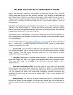 The Best Affordable 55+ Communities in Florida