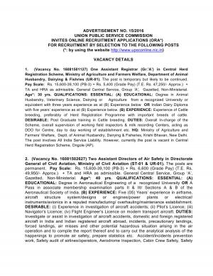 upsc.gov.in | UPSC Recruitment 2016 for 127 Medical Officer & Other Posts, Apply before 15 Sept 