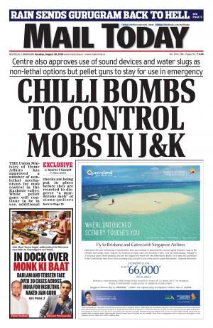 Mail Today,  August 30, 2016