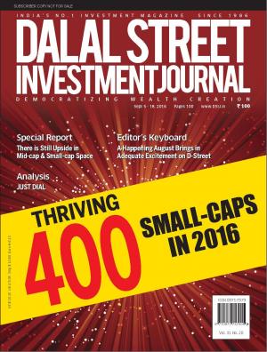 Dalal Street Investment Journal Vol 31 Issue no 20  September 18, 2016
