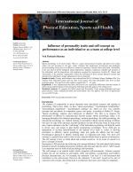 International Journal of Physical Education, Sports and Health