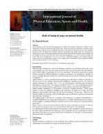 International Journal of Physical Education, Sports and Health