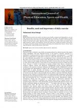 International Journal of Physical Education, Sports and Health