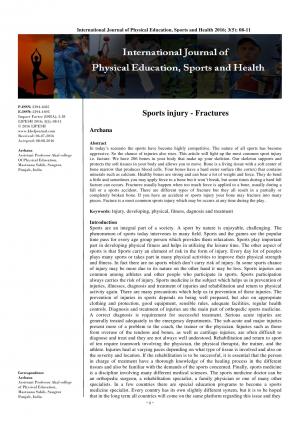 Sports injury - Fractures