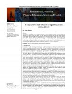 International Journal of Physical Education, Sports and Health