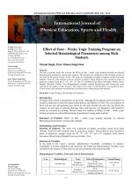 International Journal of Physical Education, Sports and Health