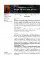 International Journal of Physical Education, Sports and Health