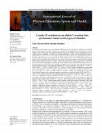 International Journal of Physical Education, Sports and Health