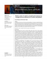 International Journal of Physical Education, Sports and Health