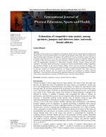 International Journal of Physical Education, Sports and Health