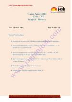 Question Papers / Sample Papers