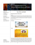 International Journal of Physical Education, Sports and Health