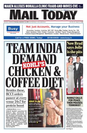 Mail Today Issue, September 22, 2016